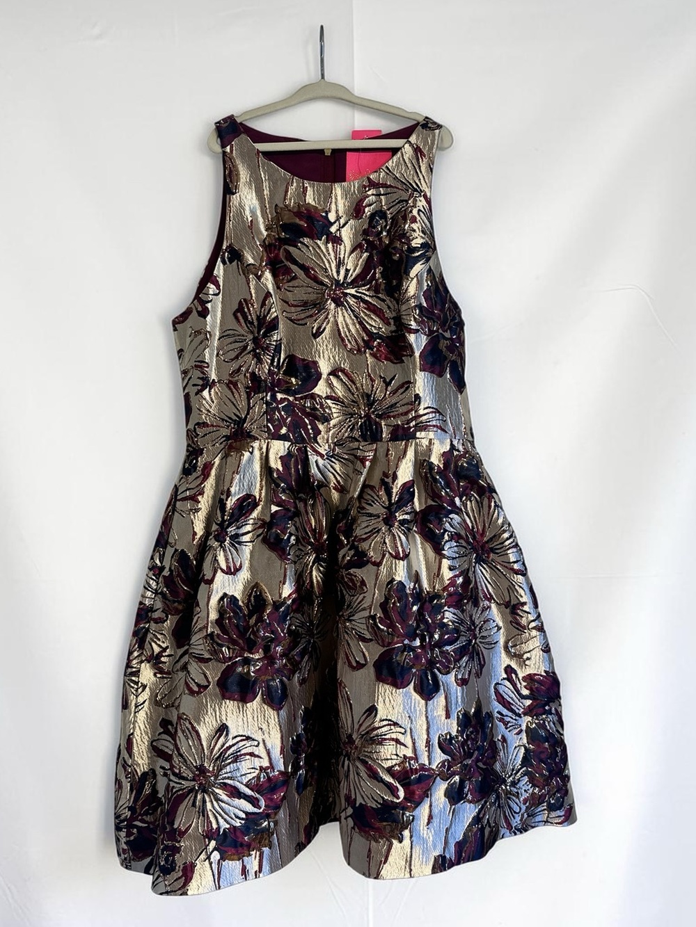 Lilly Pulitzer Jollian Floral Jacquard Cocktail Holiday Party Dress Size 4 NWT